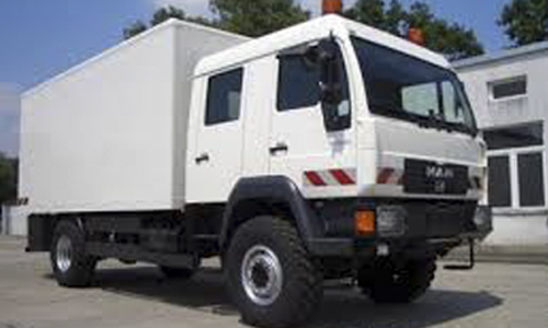 camion 4x4 man doka double cabine L2000 france caisse frigo frigorifique isotherme aménagement véhicule expédition aménageur