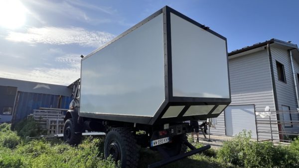 cellule voyage sur mercedes unimog