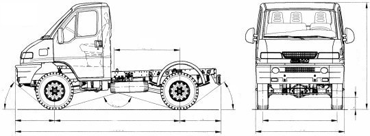 Iveco daily 4x4 plan camper