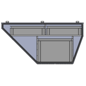 bacs de rangement coffre sous chassis porte a faux arrière camion 4x4 expedition voyage