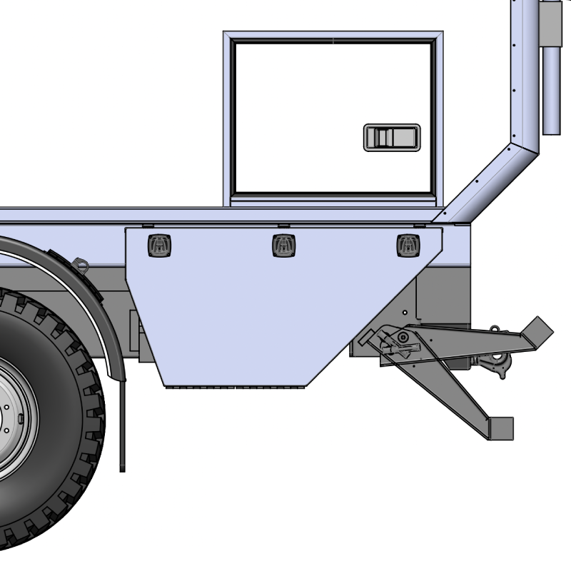 coffre sous chassis porte a faux arriere